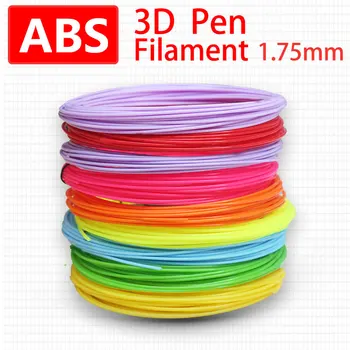ABS / PLA 3d kalem filament 200 m mükemmel 3d kalem 3d kalemler Çevre güvenliği plastik Doğum günü hediyesi 1.75 mm