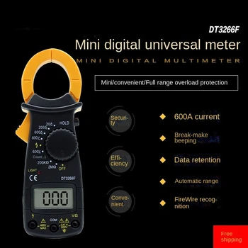 Ampermetre kelepçesi Multimetre dijital ekran Kelepçe Metre Buzzer ile Yangın Hattı Elektrik test cihazı dijital multimetre profesyonel