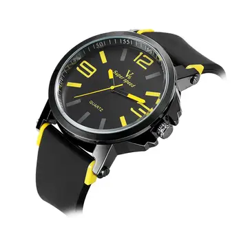 V6 marka Kadın erkek izle moda saatler relogio masculino askeri yüksek kalite kuvars bilek saatleri saat erkek spor