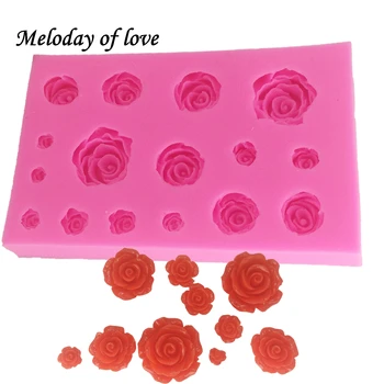 Çiçek kalıp Fondan kalıpları Çikolata Düğün Pastası Dekorasyon Araçları silikon kalıplar 3D el sanatları Reçine Kil Sabun Kalıp DY0047